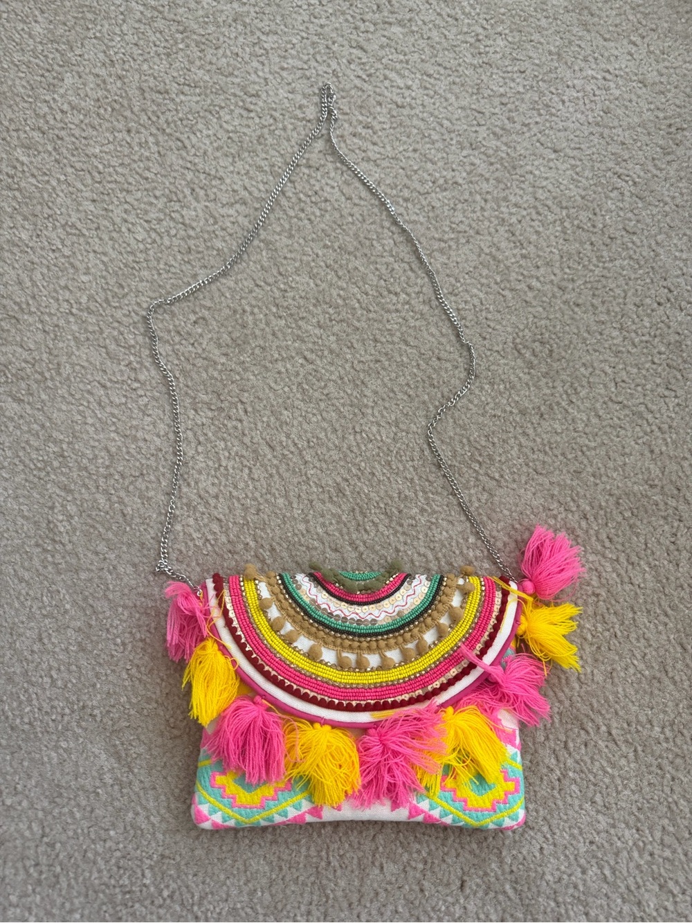 colorful india purse